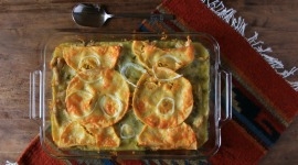 Thumbnail image for Stacked Green Chile Chicken Enchiladas