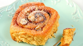 Thumbnail image for Sweet Potato Cinnamon Buns with Hazelnuts