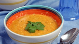 Thumbnail image for Thai flavored Butternut Squash and Crab Bisque
