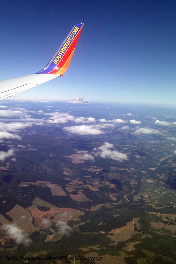 Flying over Oregon